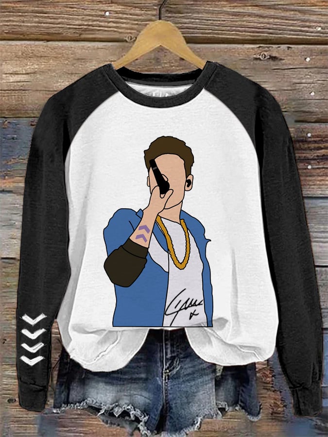 Women's Hot Character Printed Casual Sweatshirt