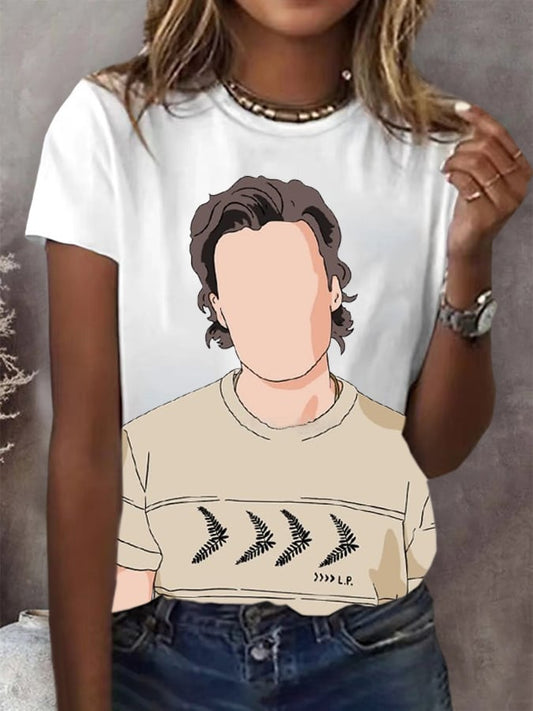 Women'S Casual Round Neck T-Shirt