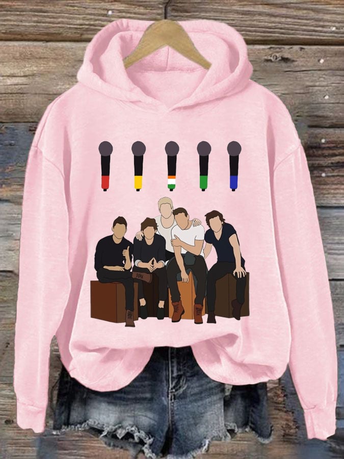 Women's 1D Print Hoodie