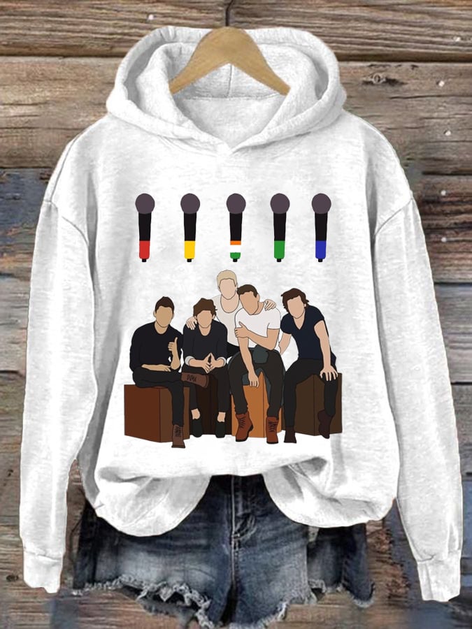 Women's 1D Print Hoodie