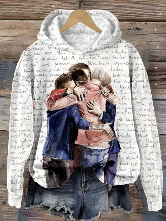 Women's Hot Spot Commemorative Printed Hooded Sweatshirt