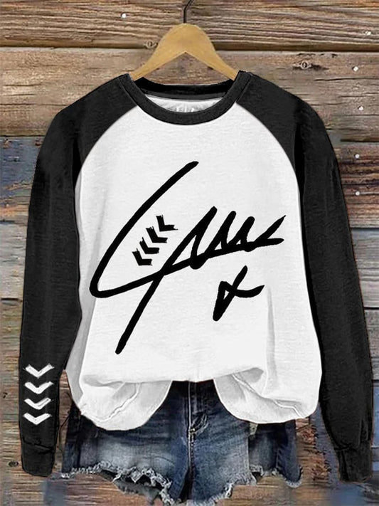 Women's Hot Character Printed Casual Sweatshirt