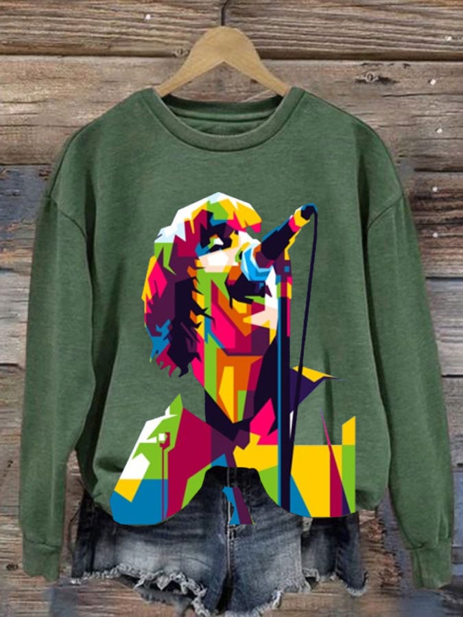 Women's Liam Payne Print Casual Sweatshirt