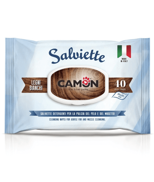 Camon Salviette Cleaning Wipes With Milk and Honey 40 Sheets