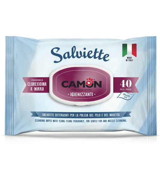 Camon Salviette Myrrh & Chlorhexidine Wipes 40 Sheets