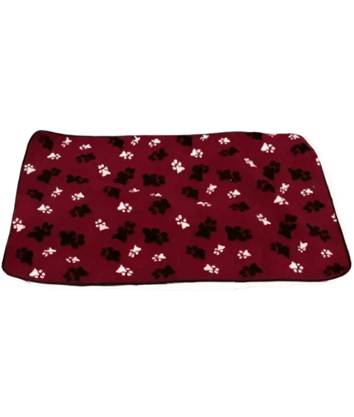 Animate Sherpa Fleece Crate Mat Paw Print