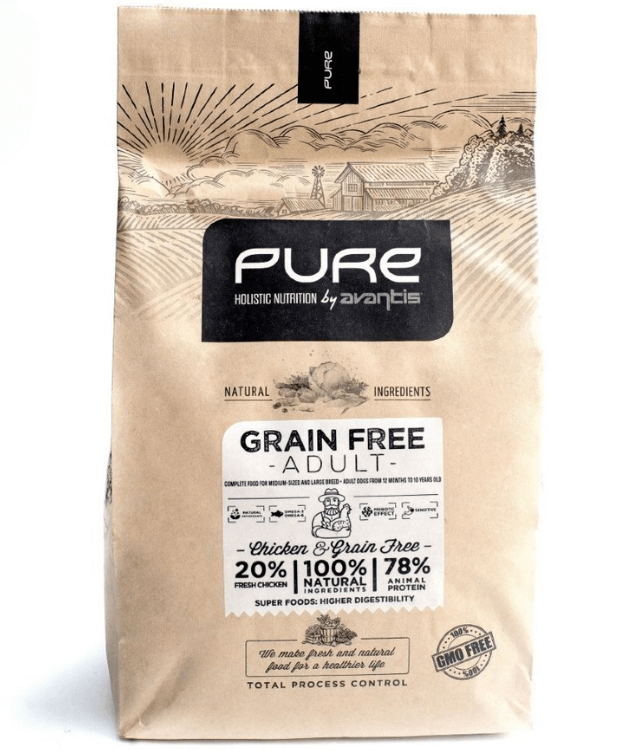 Avantis Pure - Grain Free Adult With Chicken 2kg-12kg