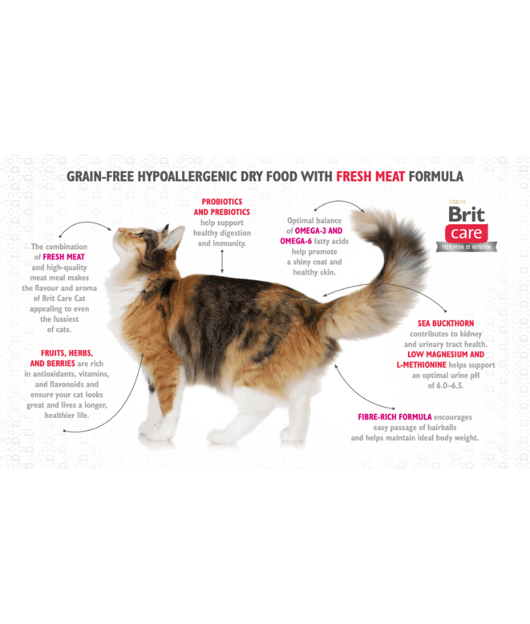 Brit Care - Cat Grain-Free Sterilized Urinary Health 2kg