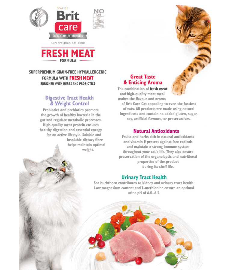 Brit Care - Cat Grain-Free Sterilized Urinary Health 2kg
