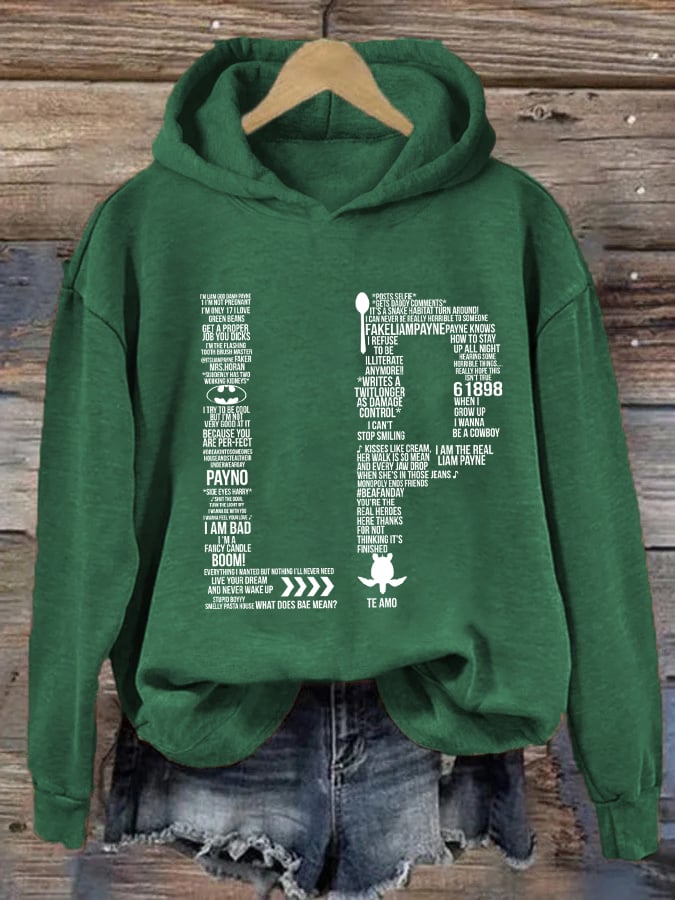 Women's LP1 Classic Print Casual Hoodie