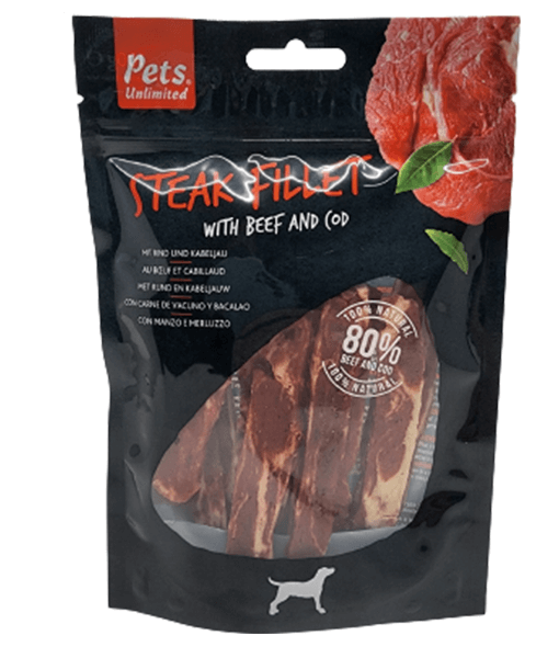 Best For Your Friends Steak Fillet With Beef And Cod 100g