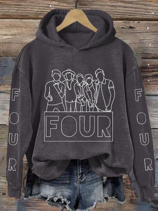 Women's 1D Print Hoodie