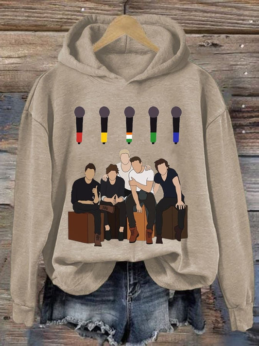 Women's 1D Print Hoodie