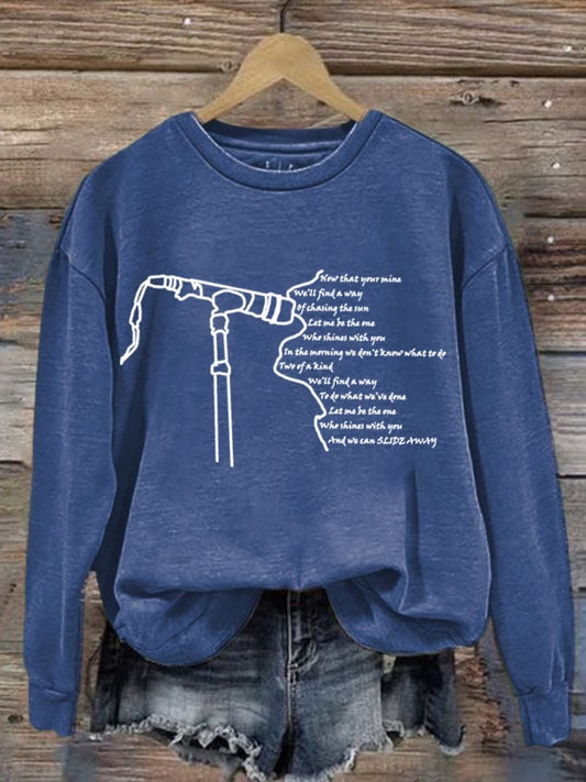 Women'S Casual Round Neck Sweatshirt