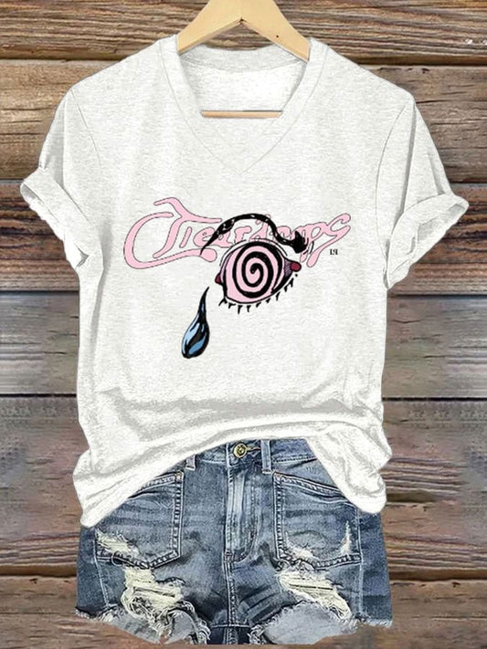 Women's Liam Payne Song Teardrops Print T-Shirt