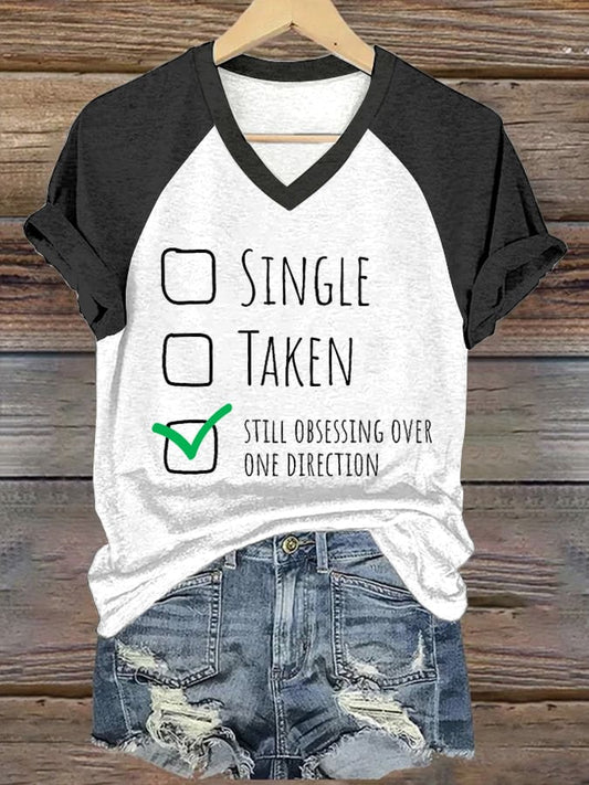 Women's Hot Characters Printed Casual T-Shirt
