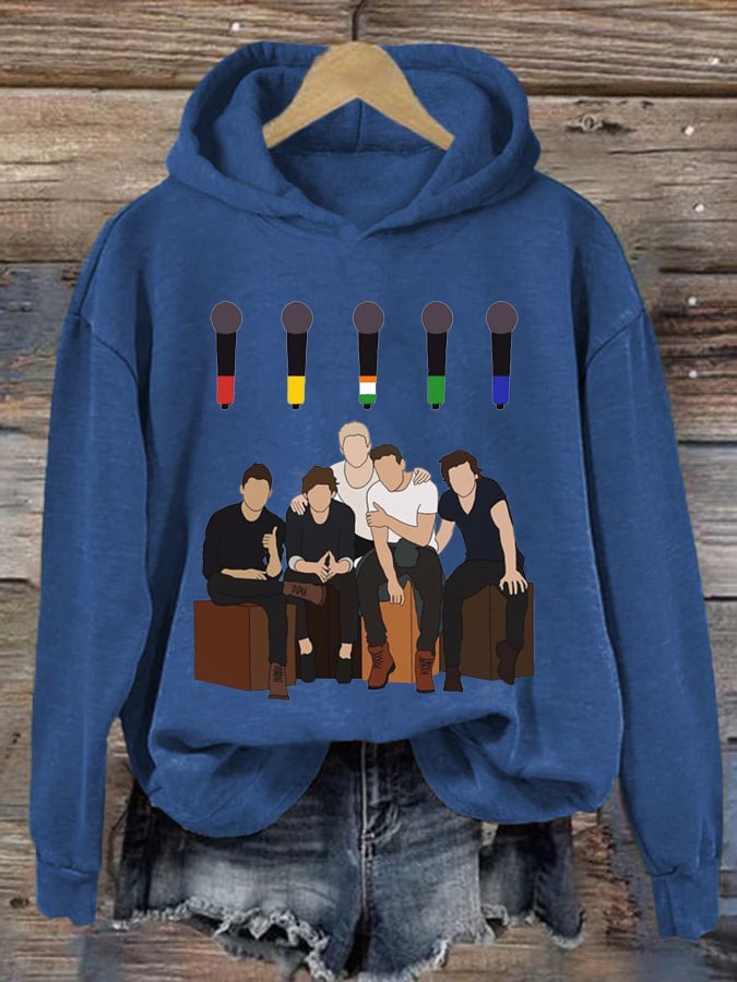 Women's 1D Print Hoodie