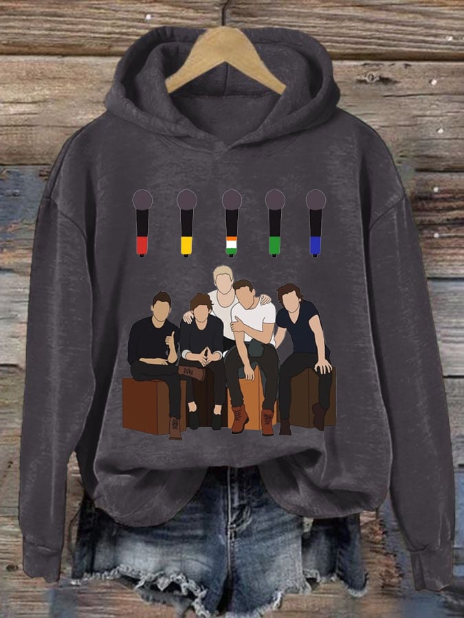Women's 1D Print Hoodie
