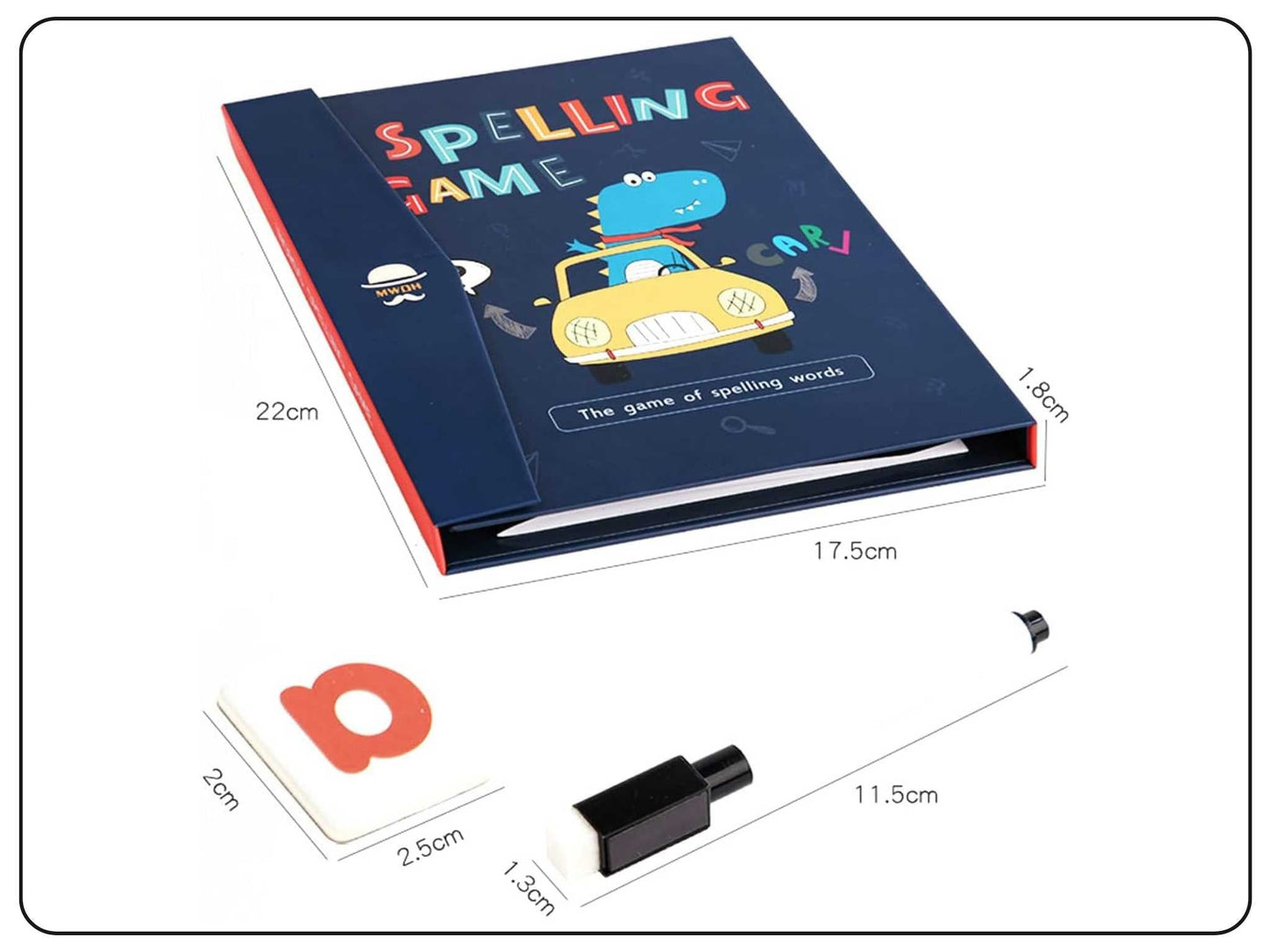 Magnetic Spelling work Book Educational Toy