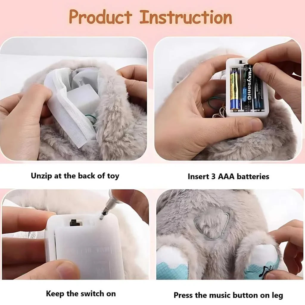 Musical Breathing Koala Bear Soft Toy